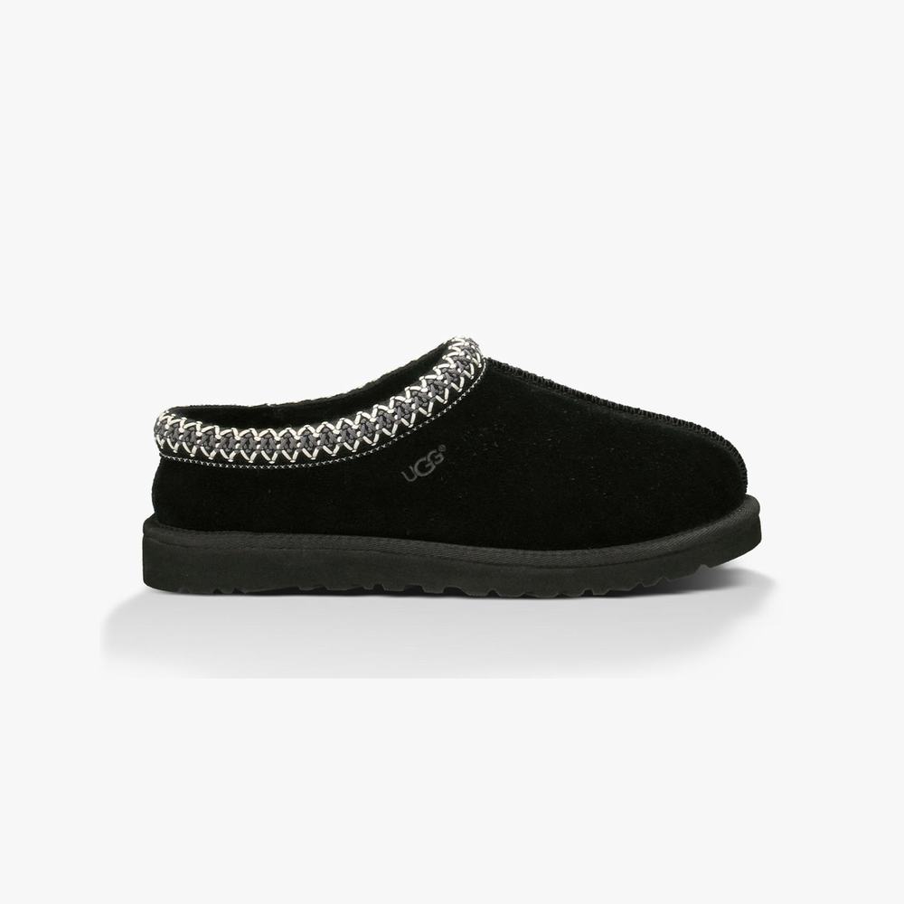 Chausson UGG Tasman Femme Noir Soldes 914RWELB